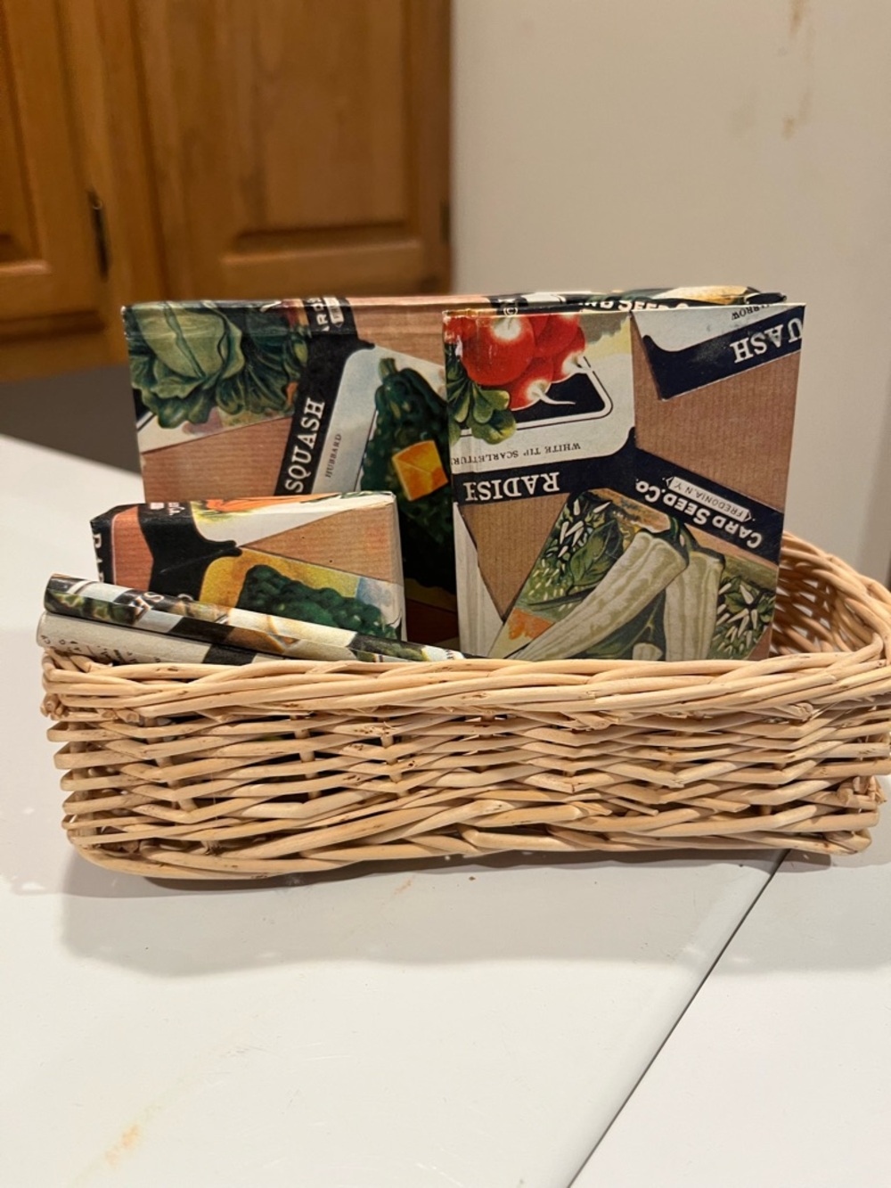 Farmstand Vegetable Print stationary set